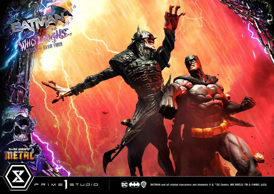 Batman versus Batman Who Laughs (Regular Version) Dark Nights: Metal (Comics) – Prime1Studio – ActionFigure Brasil
