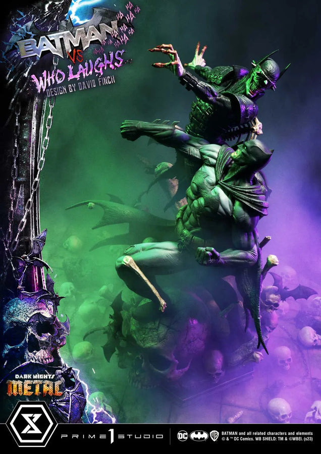 Batman versus Batman Who Laughs (Regular Version) Dark Nights: Metal (Comics) – Prime1Studio – ActionFigure Brasil