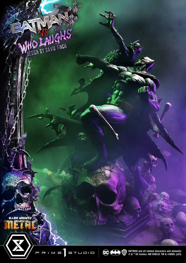 Batman versus Batman Who Laughs (Regular Version) Dark Nights: Metal (Comics) – Prime1Studio – ActionFigure Brasil