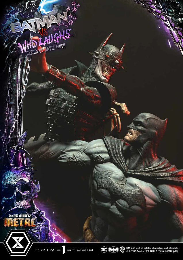 Batman versus Batman Who Laughs (Regular Version) Dark Nights: Metal (Comics) – Prime1Studio – ActionFigure Brasil