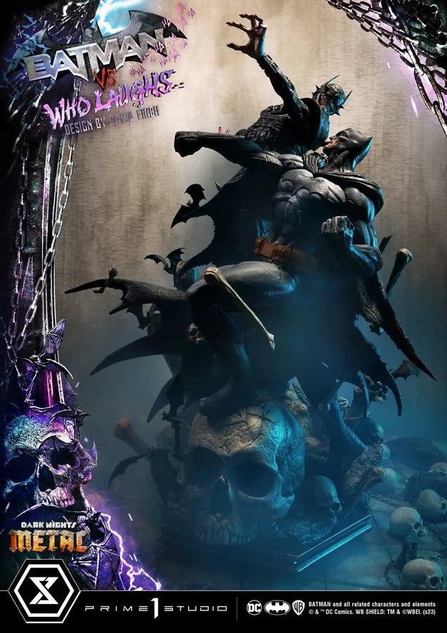 Batman versus Batman Who Laughs (Regular Version) Dark Nights: Metal (Comics) – Prime1Studio – ActionFigure Brasil