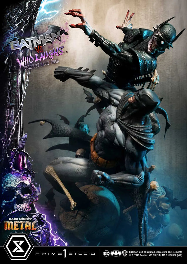Batman versus Batman Who Laughs (Regular Version) Dark Nights: Metal (Comics) – Prime1Studio – ActionFigure Brasil