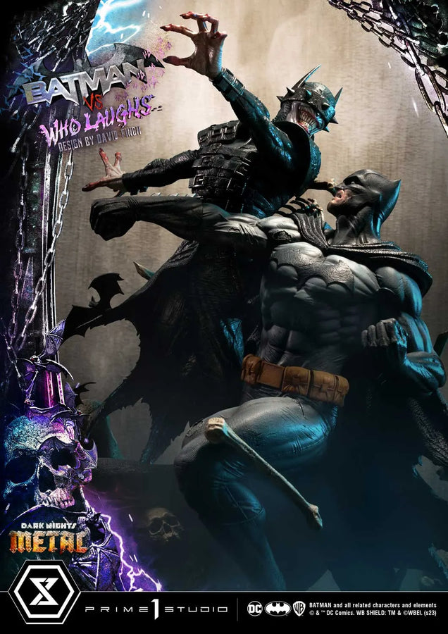 Batman versus Batman Who Laughs (Regular Version) Dark Nights: Metal (Comics) – Prime1Studio – ActionFigure Brasil