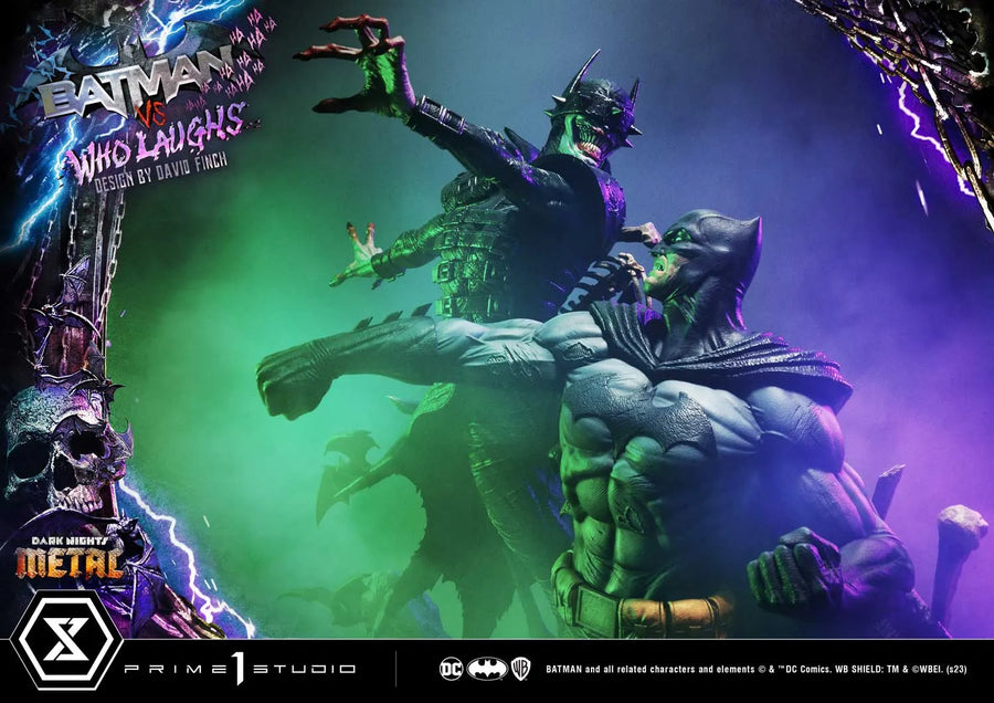 Batman versus Batman Who Laughs (Regular Version) Dark Nights: Metal (Comics) – Prime1Studio – ActionFigure Brasil