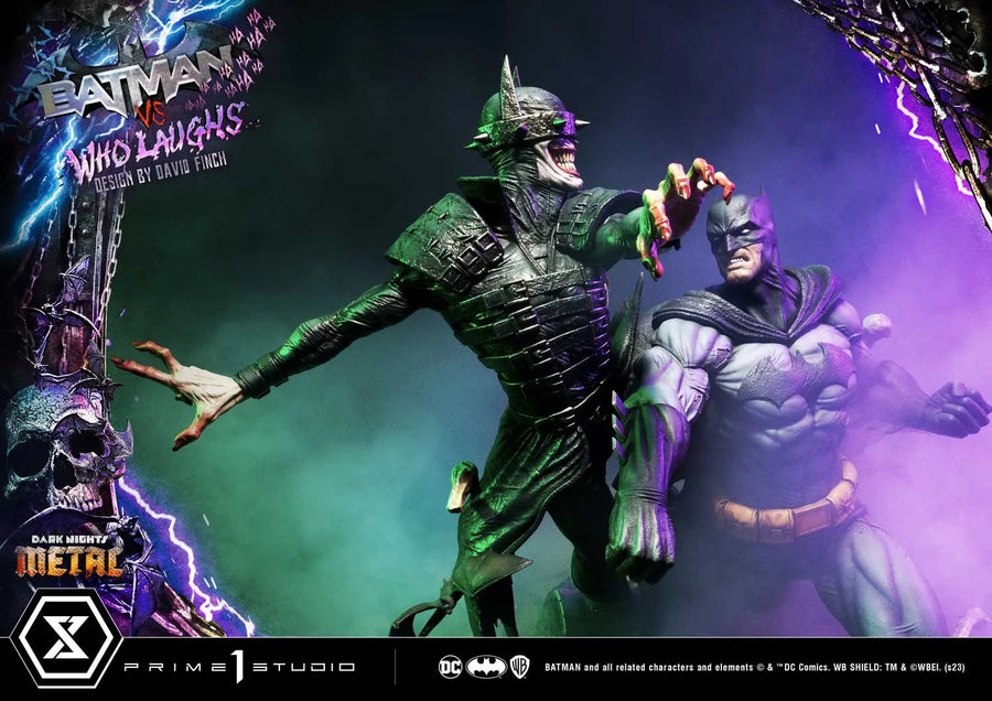 Batman versus Batman Who Laughs (Regular Version) Dark Nights: Metal (Comics) – Prime1Studio – ActionFigure Brasil