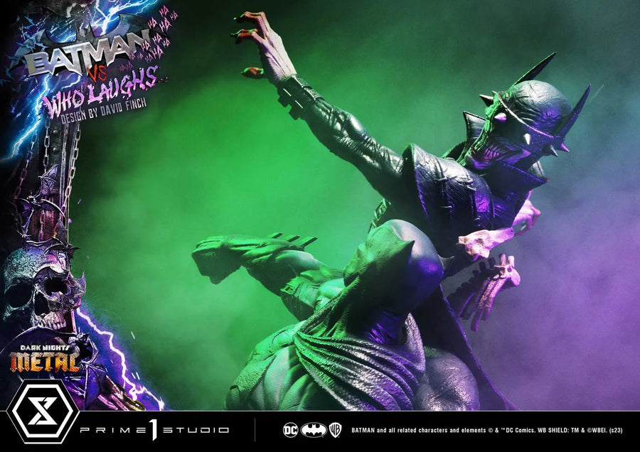 Batman versus Batman Who Laughs (Regular Version) Dark Nights: Metal (Comics) – Prime1Studio – ActionFigure Brasil