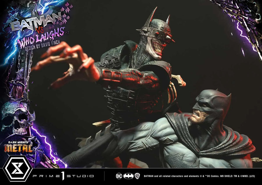 Batman versus Batman Who Laughs (Regular Version) Dark Nights: Metal (Comics) – Prime1Studio – ActionFigure Brasil