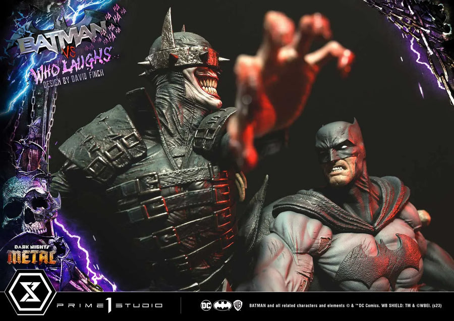 Batman versus Batman Who Laughs (Regular Version) Dark Nights: Metal (Comics) – Prime1Studio – ActionFigure Brasil