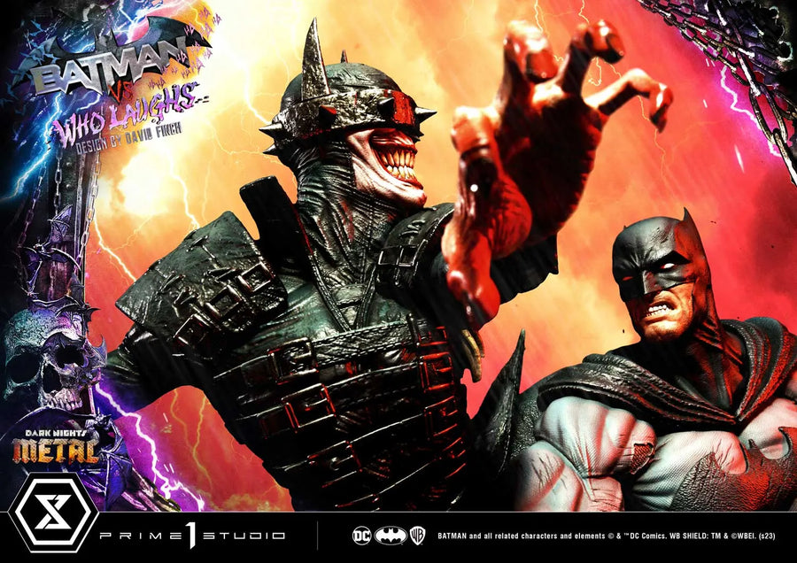Batman versus Batman Who Laughs (Regular Version) Dark Nights: Metal (Comics) – Prime1Studio – ActionFigure Brasil