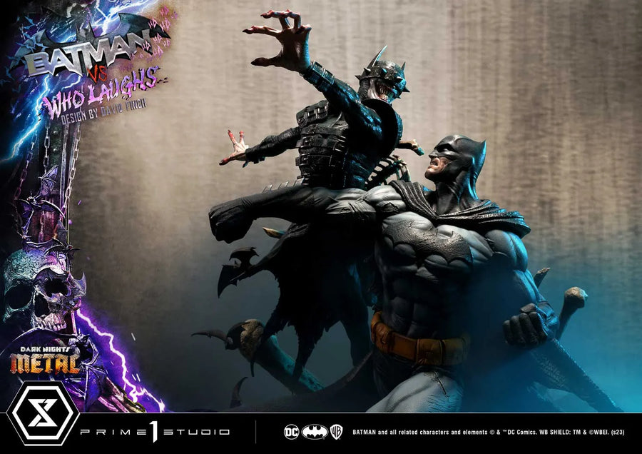 Batman versus Batman Who Laughs (Regular Version) Dark Nights: Metal (Comics) – Prime1Studio – ActionFigure Brasil