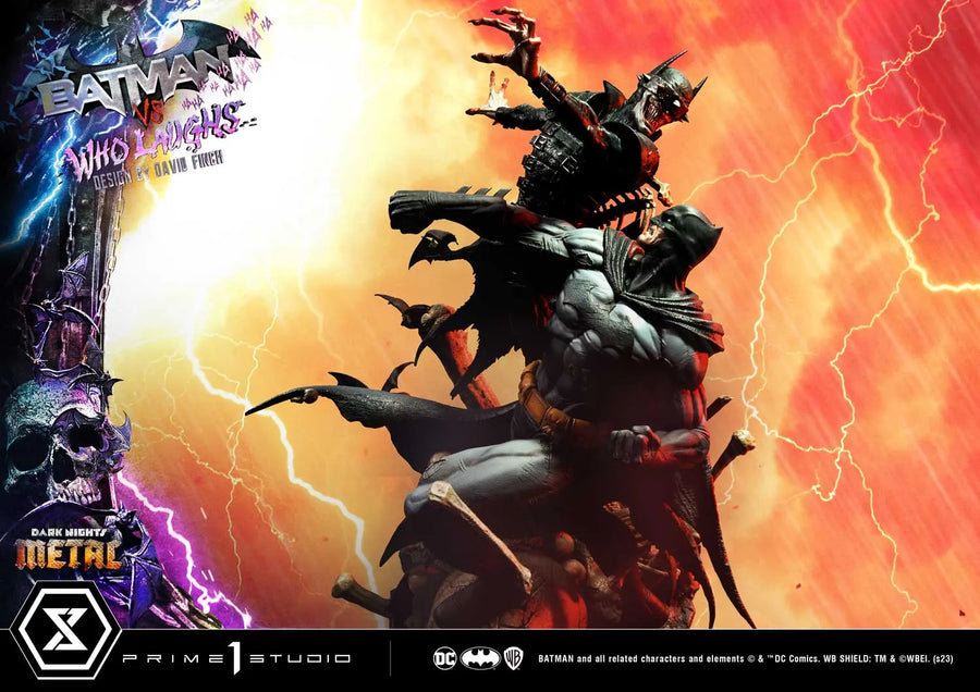 Batman versus Batman Who Laughs (Regular Version) Dark Nights: Metal (Comics) – Prime1Studio – ActionFigure Brasil