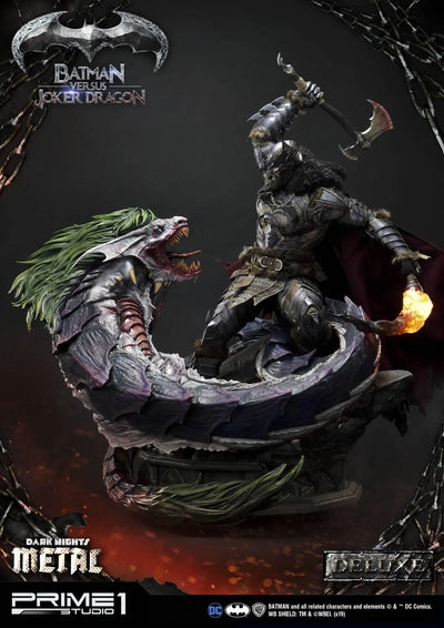 Batman Versus Joker Dragon (Deluxe Version) Dark Nights: Metal (Comics) – Prime1Studio – ActionFigure Brasil