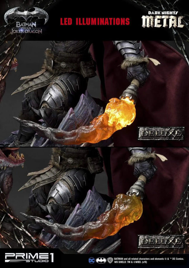 Batman Versus Joker Dragon (Deluxe Version) Dark Nights: Metal (Comics) – Prime1Studio – ActionFigure Brasil