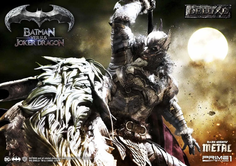 Batman Versus Joker Dragon (Deluxe Version) Dark Nights: Metal (Comics) – Prime1Studio – ActionFigure Brasil