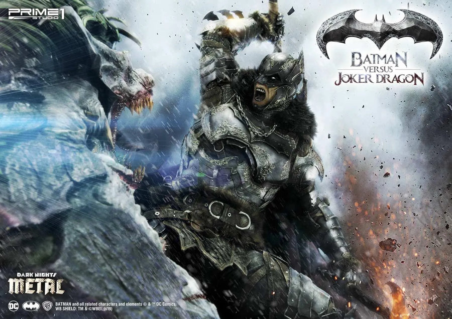 Batman Versus Joker Dragon (Deluxe Version) Dark Nights: Metal (Comics) – Prime1Studio – ActionFigure Brasil