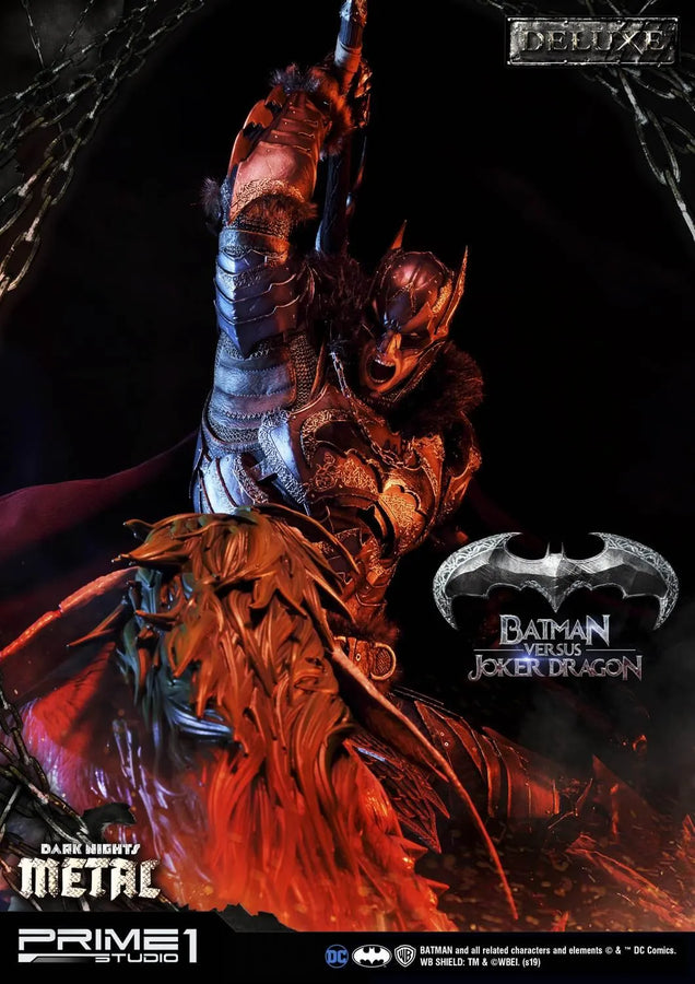 Batman Versus Joker Dragon (Deluxe Version) Dark Nights: Metal (Comics) – Prime1Studio – ActionFigure Brasil