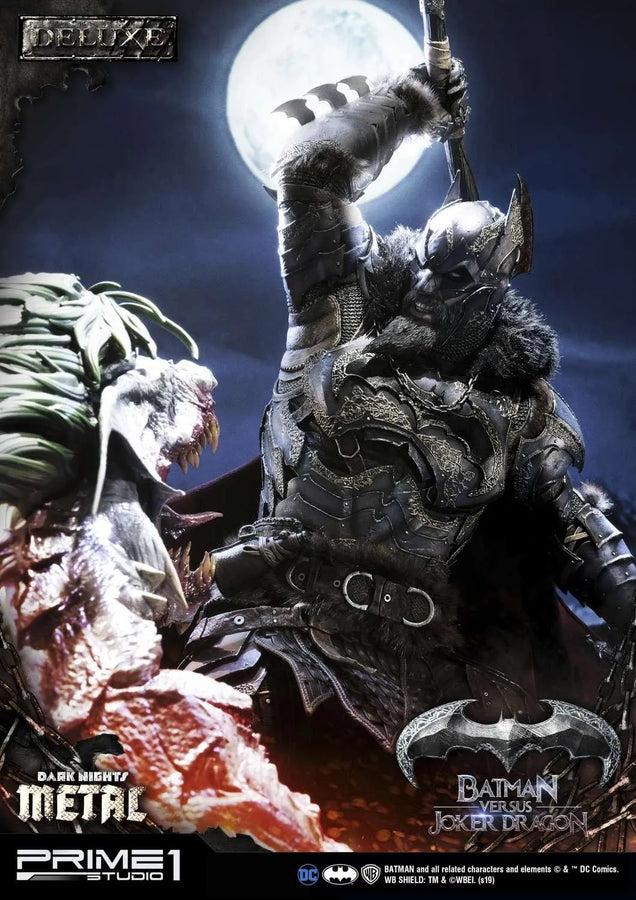 Batman Versus Joker Dragon (Deluxe Version) Dark Nights: Metal (Comics) – Prime1Studio – ActionFigure Brasil