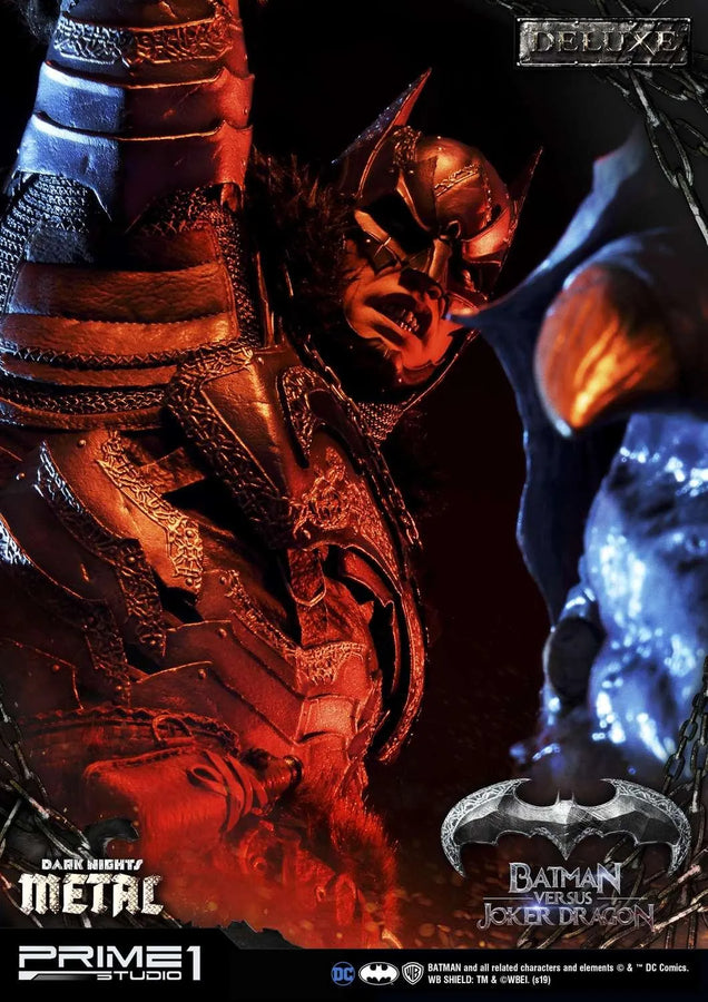 Batman Versus Joker Dragon (Deluxe Version) Dark Nights: Metal (Comics) – Prime1Studio – ActionFigure Brasil