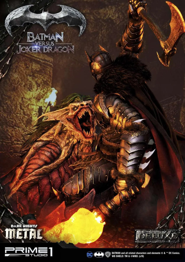Batman Versus Joker Dragon (Deluxe Version) Dark Nights: Metal (Comics) – Prime1Studio – ActionFigure Brasil