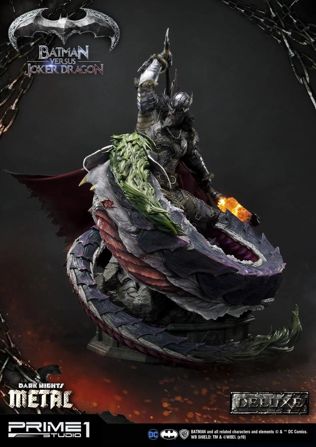 Batman Versus Joker Dragon (Deluxe Version) Dark Nights: Metal (Comics) – Prime1Studio – ActionFigure Brasil
