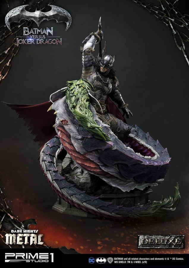 Batman Versus Joker Dragon (Deluxe Version) Dark Nights: Metal (Comics) – Prime1Studio – ActionFigure Brasil