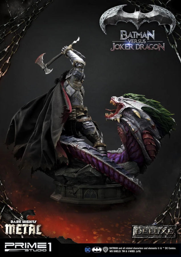 Batman Versus Joker Dragon (Deluxe Version) Dark Nights: Metal (Comics) – Prime1Studio – ActionFigure Brasil