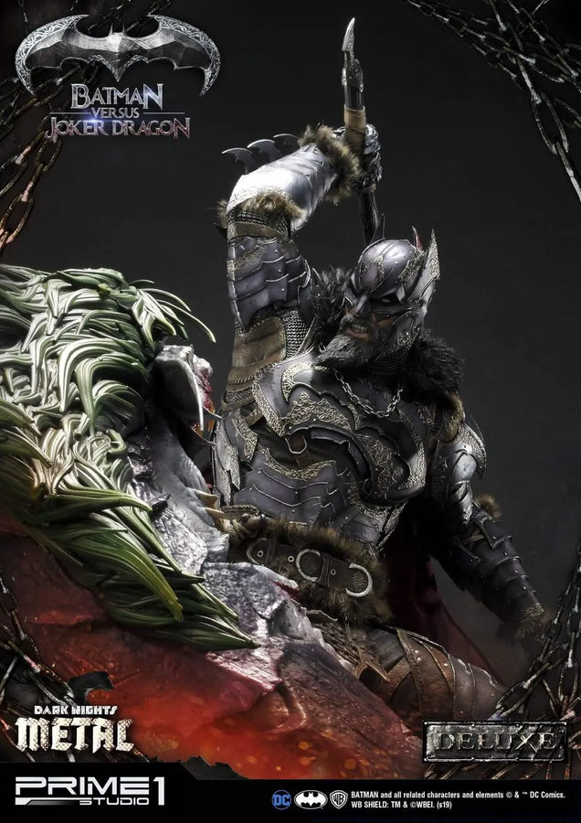 Batman Versus Joker Dragon (Deluxe Version) Dark Nights: Metal (Comics) – Prime1Studio – ActionFigure Brasil