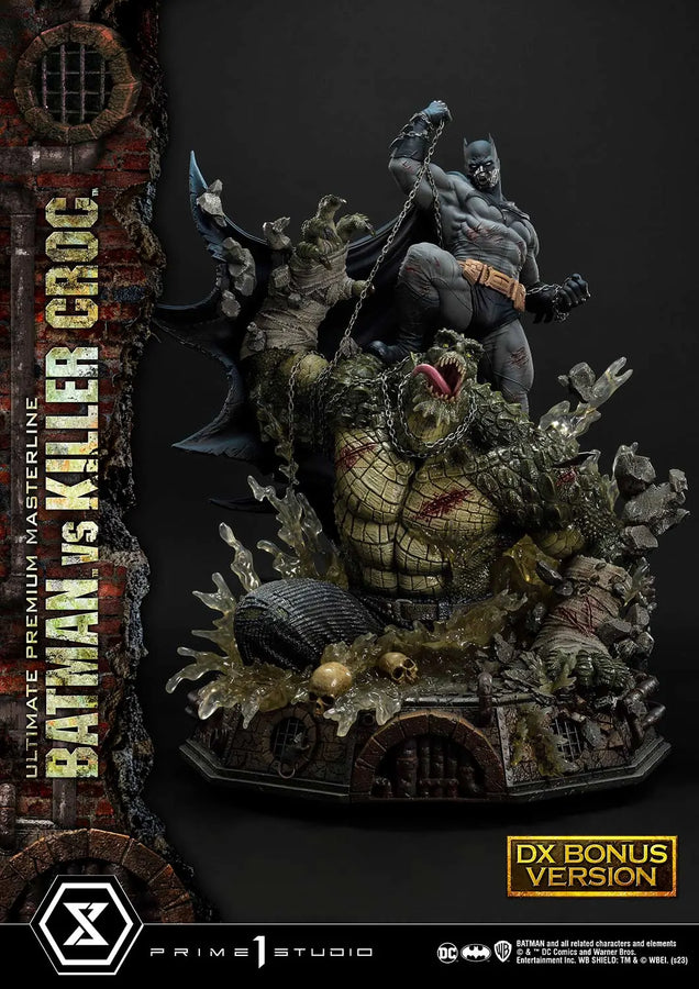 Batman Versus Killer Croc (Deluxe Bonus Version) Batman (Comics) – Prime1Studio – ActionFigure Brasil