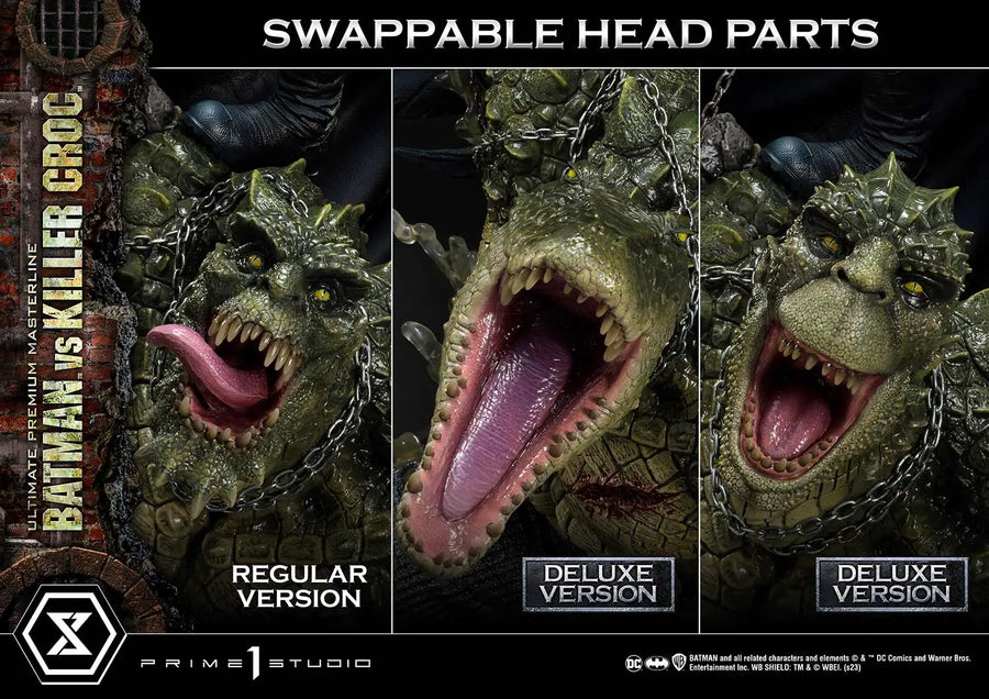 Batman Versus Killer Croc (Deluxe Bonus Version) Batman (Comics) – Prime1Studio – ActionFigure Brasil