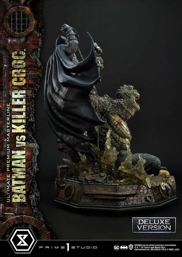 Batman Versus Killer Croc (Deluxe Bonus Version) Batman (Comics) – Prime1Studio – ActionFigure Brasil