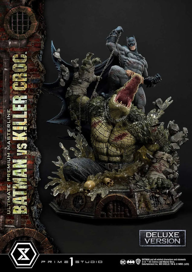 Batman Versus Killer Croc (Deluxe Bonus Version) Batman (Comics) – Prime1Studio – ActionFigure Brasil