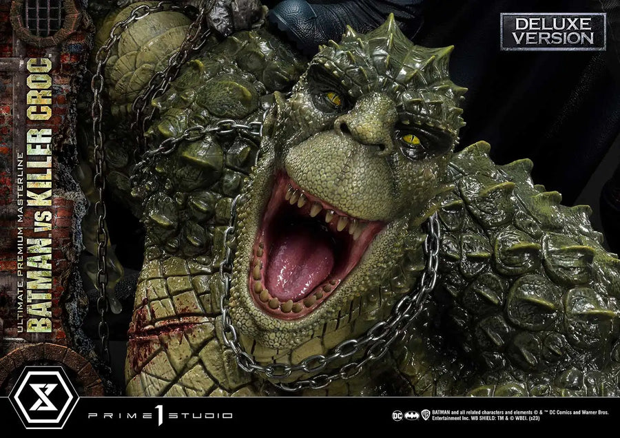 Batman Versus Killer Croc (Deluxe Bonus Version) Batman (Comics) – Prime1Studio – ActionFigure Brasil