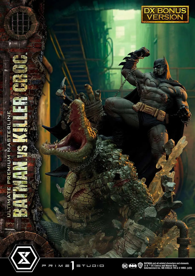 Batman Versus Killer Croc (Deluxe Bonus Version) Batman (Comics) – Prime1Studio – ActionFigure Brasil
