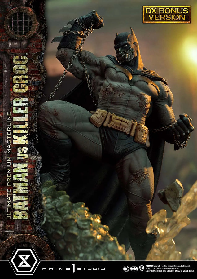 Batman Versus Killer Croc (Deluxe Bonus Version) Batman (Comics) – Prime1Studio – ActionFigure Brasil