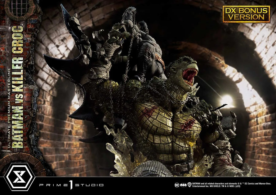 Batman Versus Killer Croc (Deluxe Bonus Version) Batman (Comics) – Prime1Studio – ActionFigure Brasil