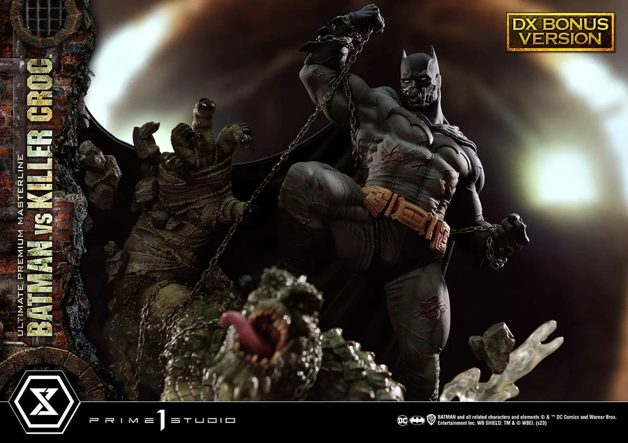 Batman Versus Killer Croc (Deluxe Bonus Version) Batman (Comics) – Prime1Studio – ActionFigure Brasil