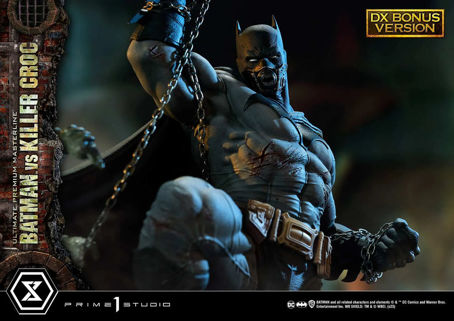 Batman Versus Killer Croc (Deluxe Bonus Version) Batman (Comics) – Prime1Studio – ActionFigure Brasil