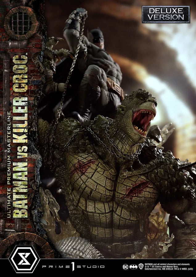 Batman Versus Killer Croc (Deluxe Bonus Version) Batman (Comics) – Prime1Studio – ActionFigure Brasil