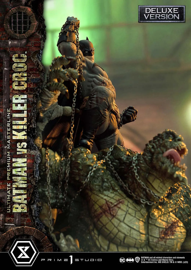 Batman Versus Killer Croc (Deluxe Bonus Version) Batman (Comics) – Prime1Studio – ActionFigure Brasil