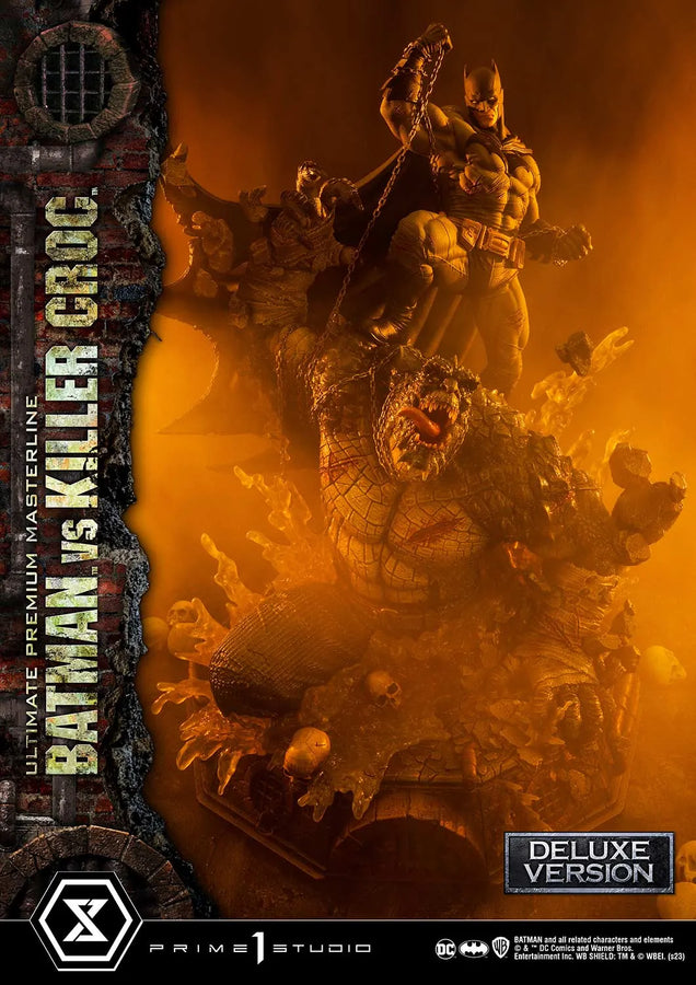 Batman Versus Killer Croc (Deluxe Bonus Version) Batman (Comics) – Prime1Studio – ActionFigure Brasil