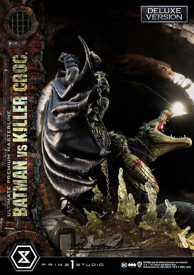 Batman Versus Killer Croc (Deluxe Bonus Version) Batman (Comics) – Prime1Studio – ActionFigure Brasil