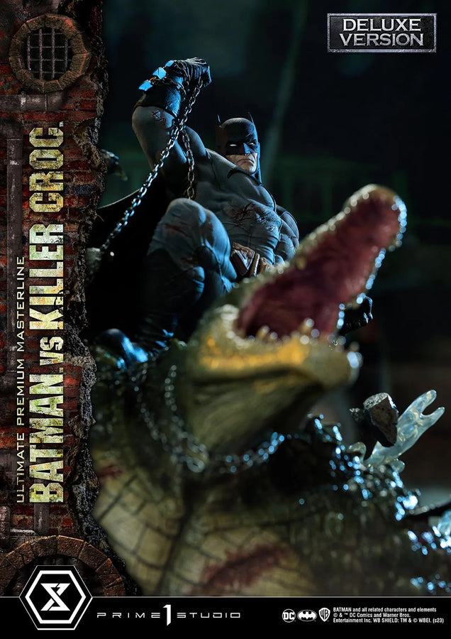 Batman Versus Killer Croc (Deluxe Bonus Version) Batman (Comics) – Prime1Studio – ActionFigure Brasil