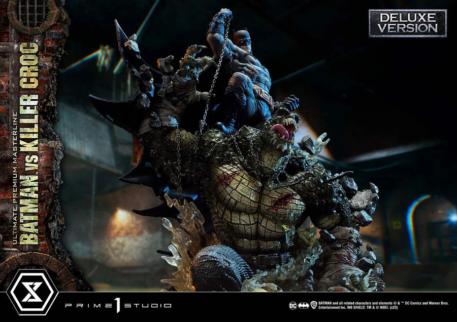 Batman Versus Killer Croc (Deluxe Bonus Version) Batman (Comics) – Prime1Studio – ActionFigure Brasil