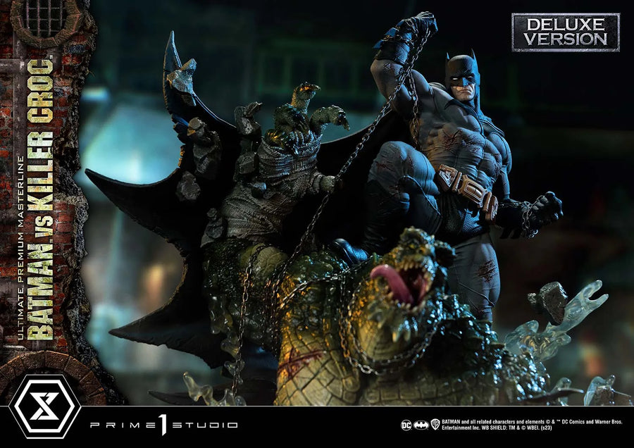 Batman Versus Killer Croc (Deluxe Bonus Version) Batman (Comics) – Prime1Studio – ActionFigure Brasil