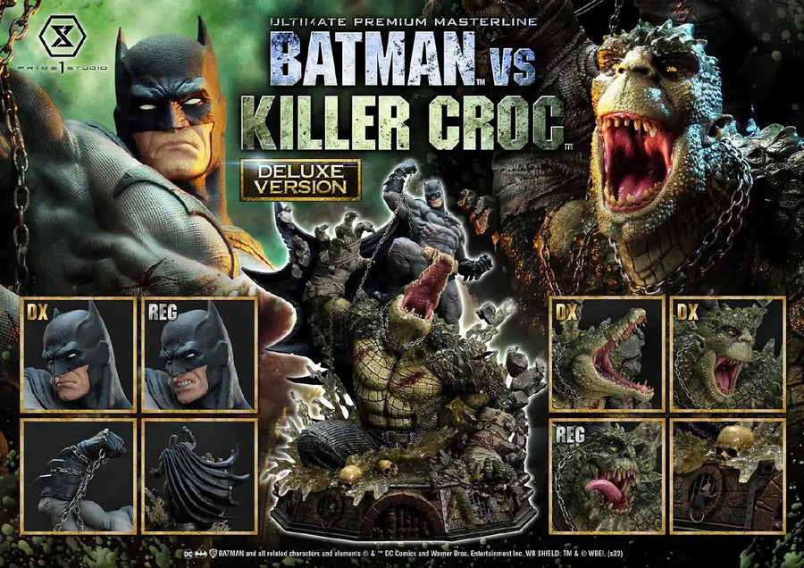 Batman Versus Killer Croc (Deluxe Version) Batman (Comics) – Prime1Studio – ActionFigure Brasil