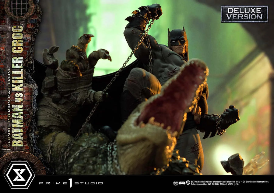 Batman Versus Killer Croc (Deluxe Version) Batman (Comics) – Prime1Studio – ActionFigure Brasil