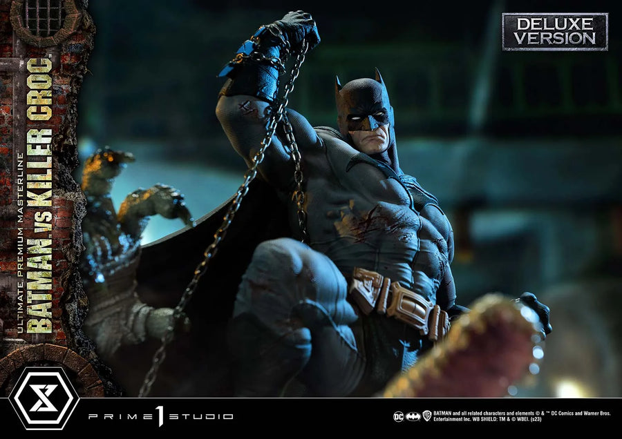 Batman Versus Killer Croc (Deluxe Version) Batman (Comics) – Prime1Studio – ActionFigure Brasil
