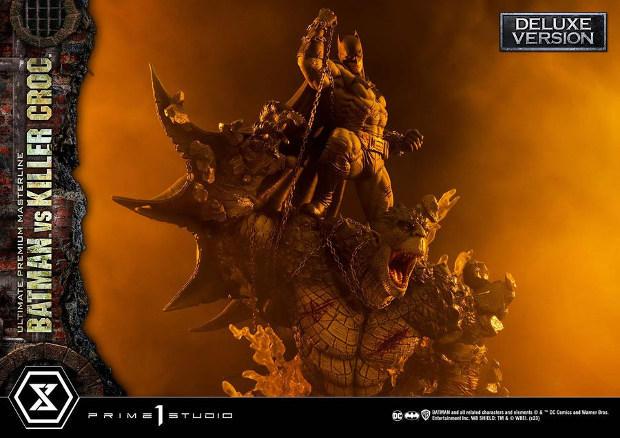 Batman Versus Killer Croc (Deluxe Version) Batman (Comics) – Prime1Studio – ActionFigure Brasil