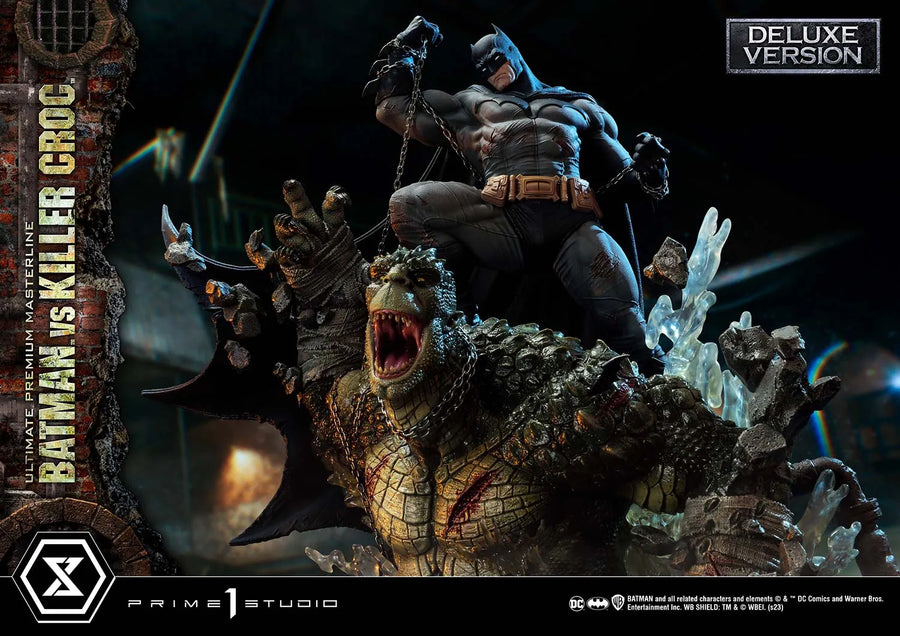 Batman Versus Killer Croc (Deluxe Version) Batman (Comics) – Prime1Studio – ActionFigure Brasil