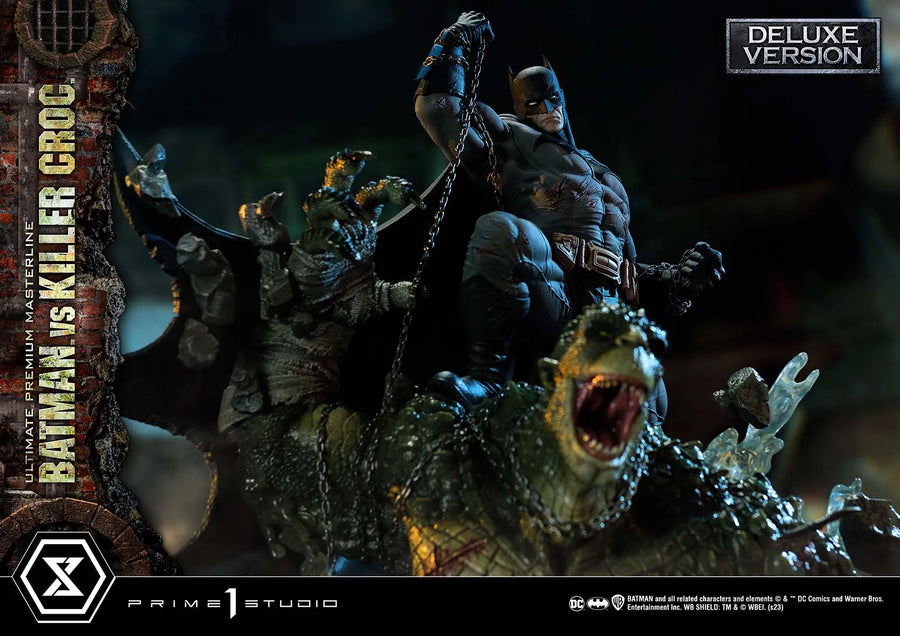 Batman Versus Killer Croc (Deluxe Version) Batman (Comics) – Prime1Studio – ActionFigure Brasil